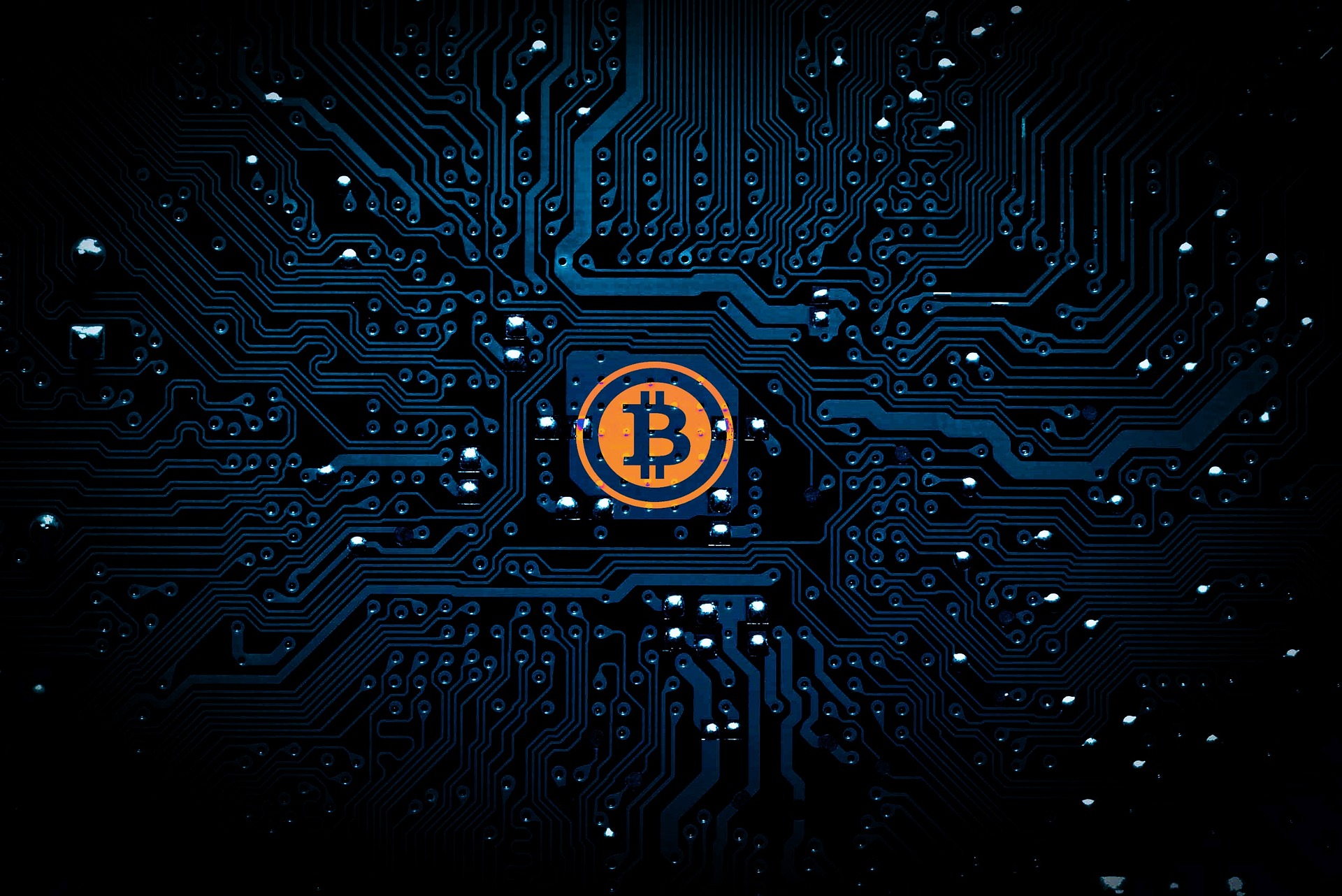 Circuito de Bitcoin mostrando el proceso de minería
